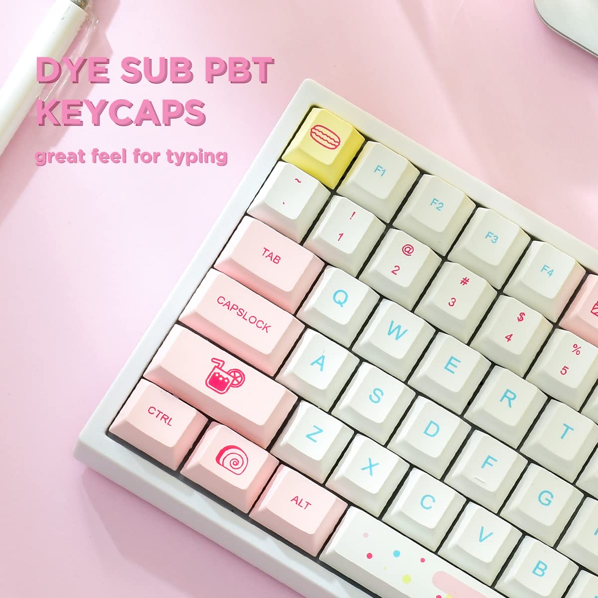 Mua YUNZII Macaron 84 84-Key RGB Hotswap Wired Mechanical Gaming
